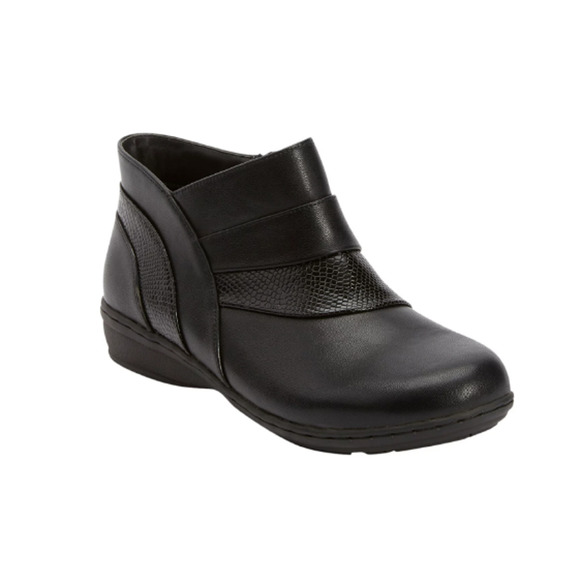 comfortview Shoes - Comfortview Wide Width The Jolene Bootie 12WW Embossed Snakeskin Leather NWOT